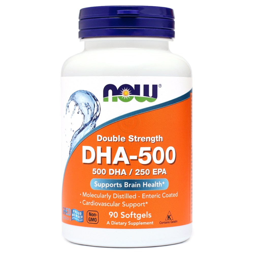 DHA NOW 500 mg, kapsule (90 mehkih kapsul)