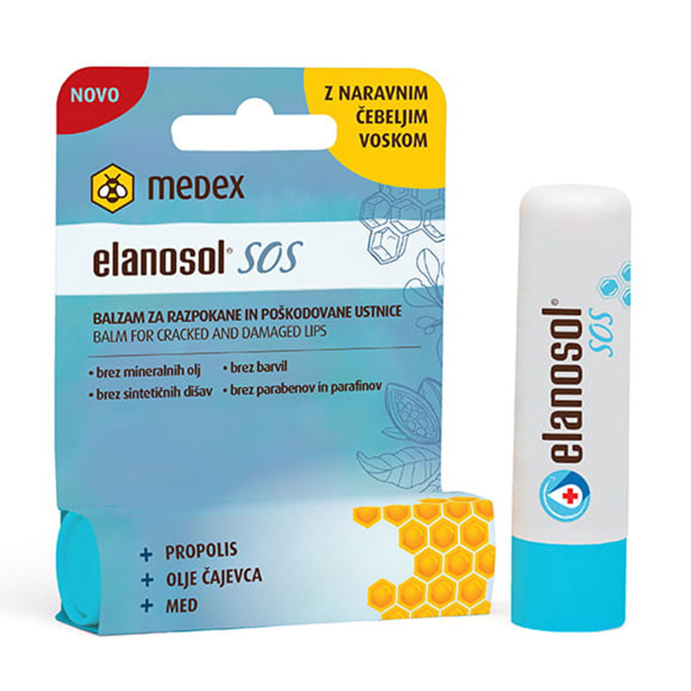 Elanosol SOS Medex, balzam za ustnice (4,5 g)