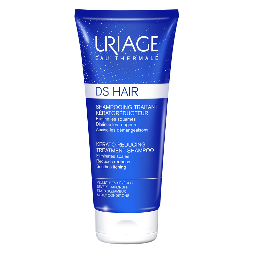 Uriage DS Hair Kerato Reducing, šampon proti trdovratnemu prhljaju (150 ml)