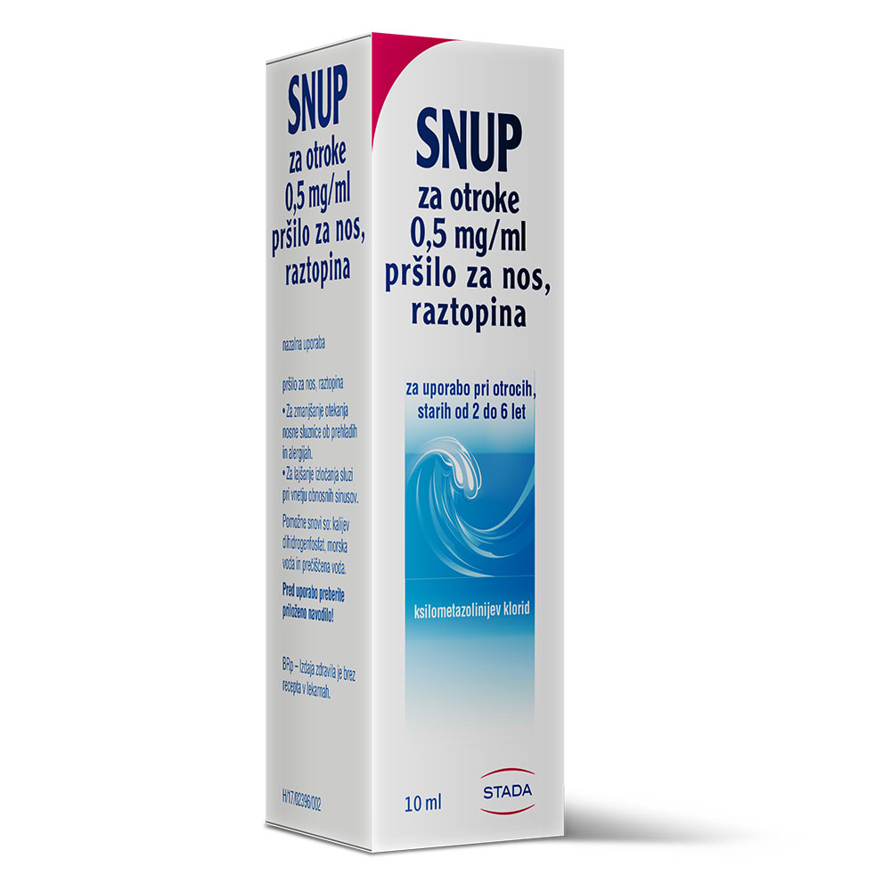 Snup za otroke 0,5 mg/ml, pršilo za nos (10 ml)
