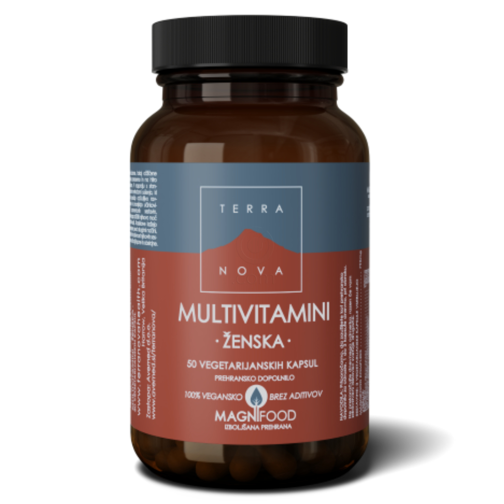 Multivitamini za ženske Terranova, 50 kapsul 