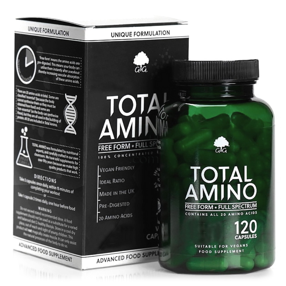 G&G Vitamins Total Amino kompleks 20 aminokislin, 120 kapsul