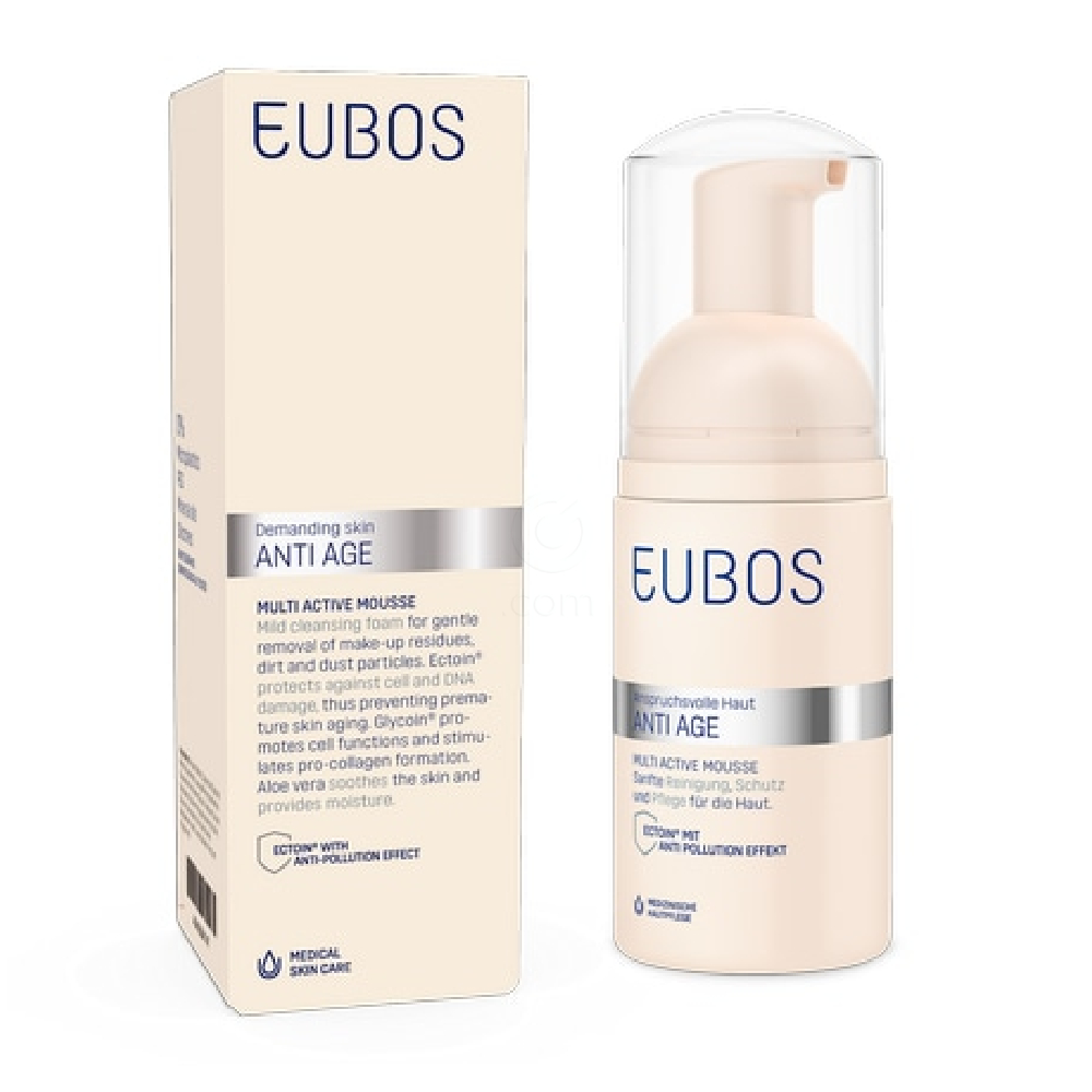 Eubos Med anti-age Multi Active, blaga čistilna pena (100 ml)
