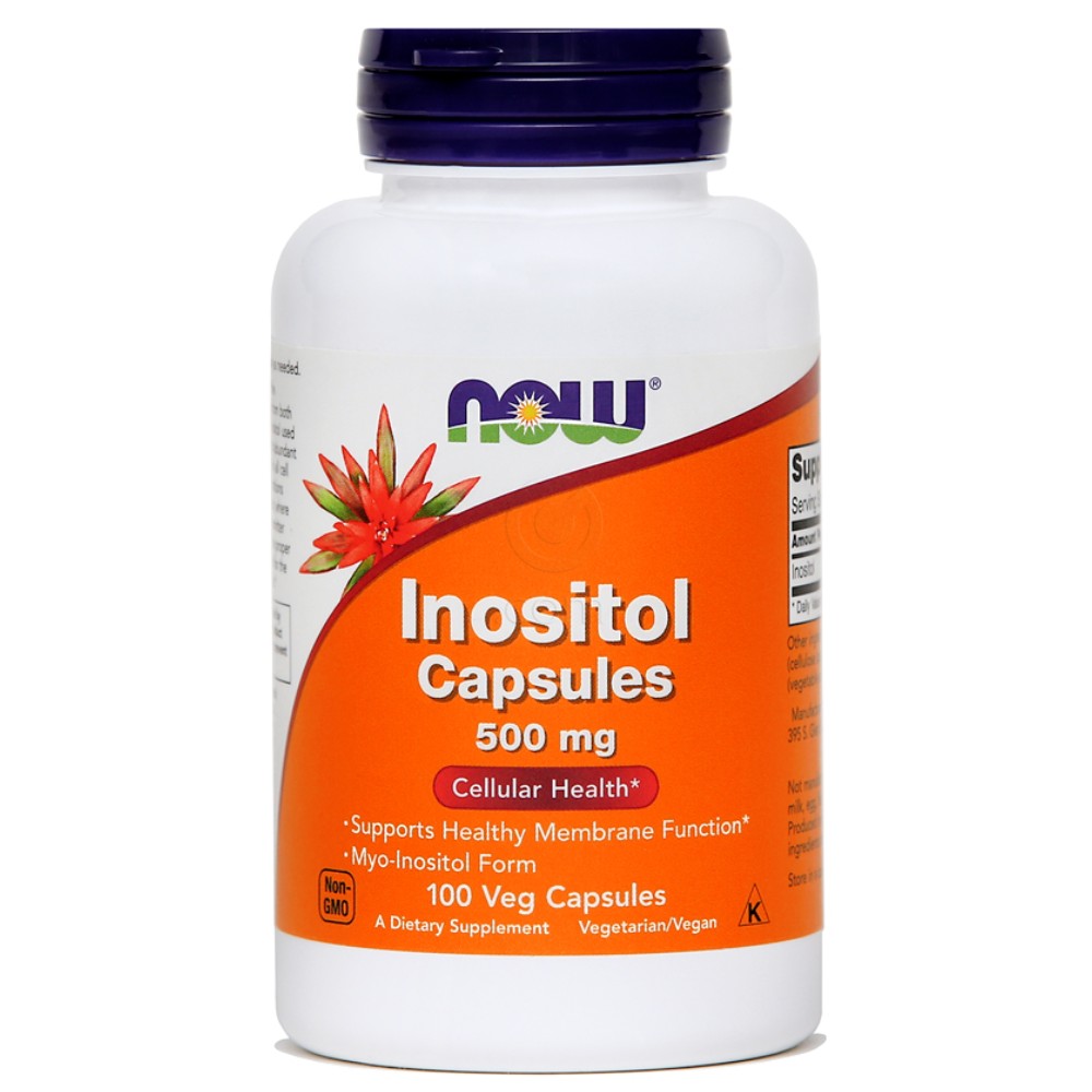 Inozitol 500 mg NOW, kapsule (100 kapsul) | Lekarnar.com