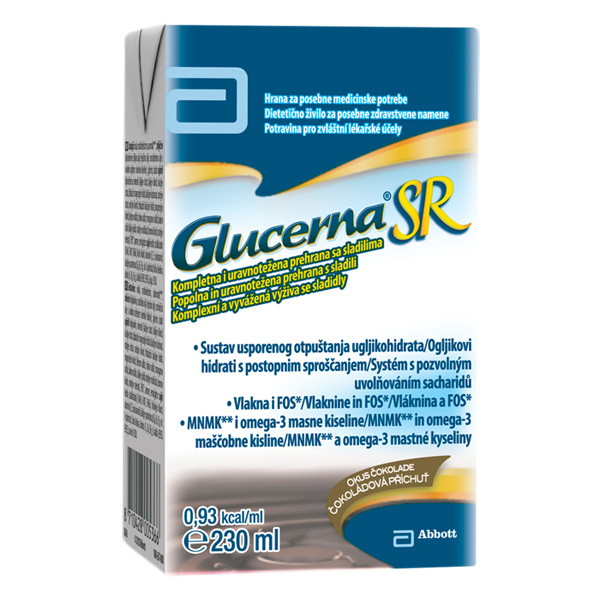 Glucerna SR, okus čokolade (220 ml)