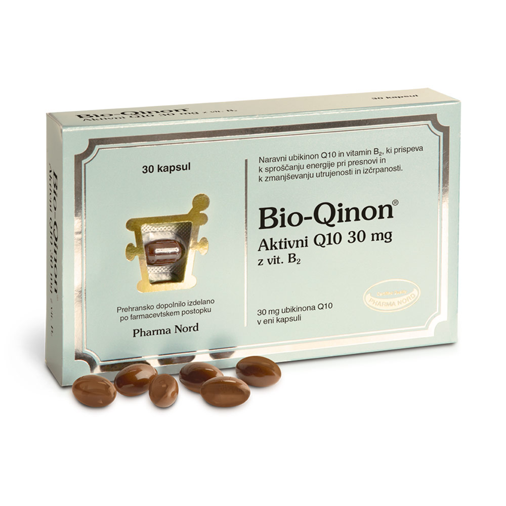 Pharma Nord Bio-Quinon Q10 z vitaminom B2, 30 kapsul
