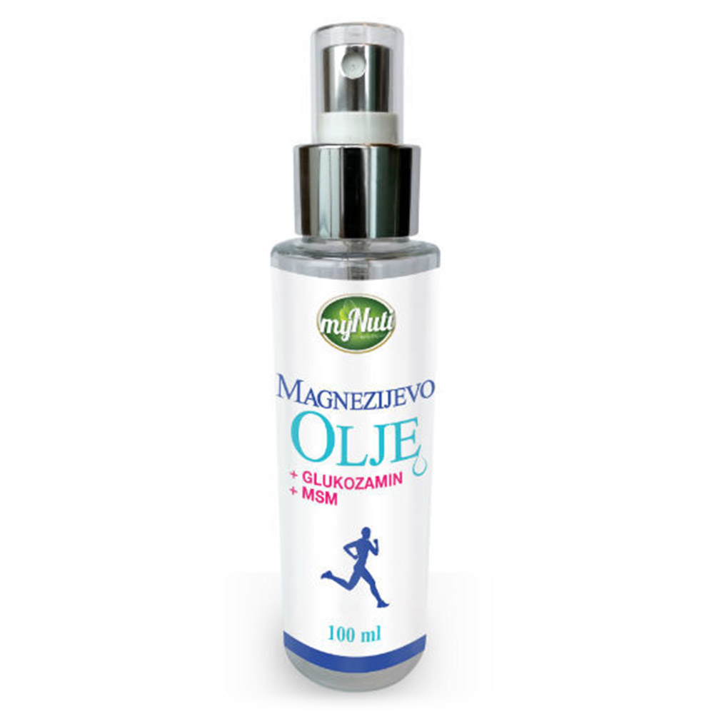 Magnezijevo olje + Glukozamin + MSM MyNuti, pršilo (100 ml)