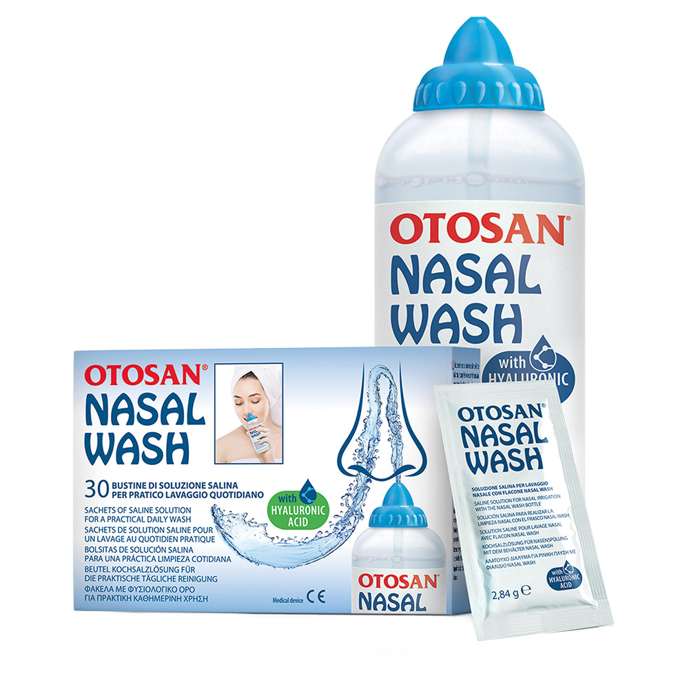 Otosan, set za izpiranje nosu (30 vrečk + plastenka)