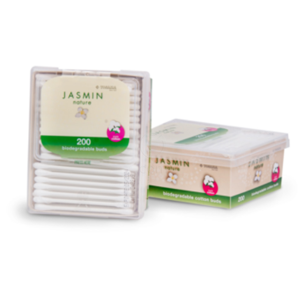 Jasmin nature, biorazgradljive vatirane palčke (200 palčk)