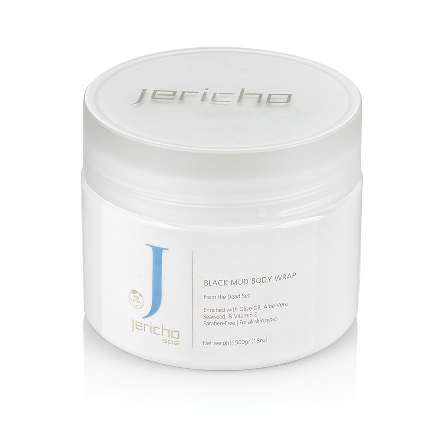Črno blato za oblogo telesa, Jericho (500 g)