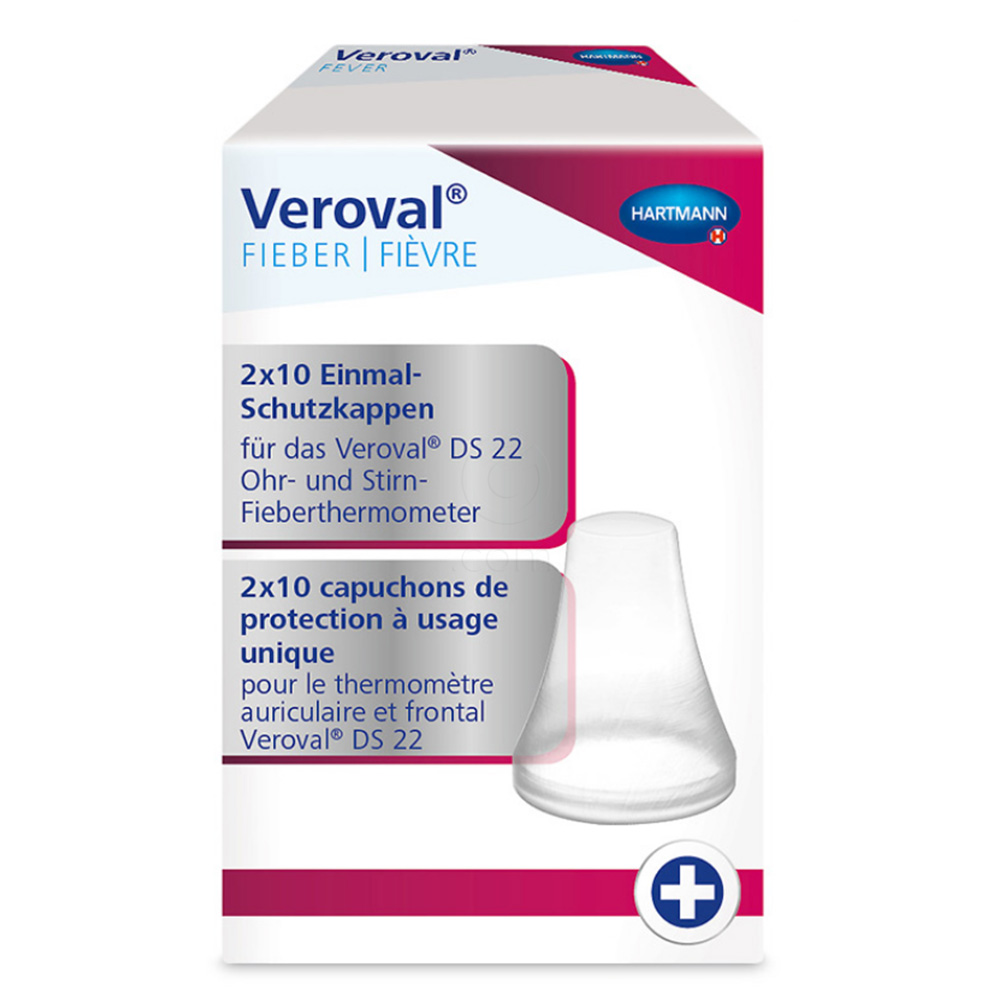 Veroval, nastavek za merjenje telesne temperature v ušesu (20 nastavkov)