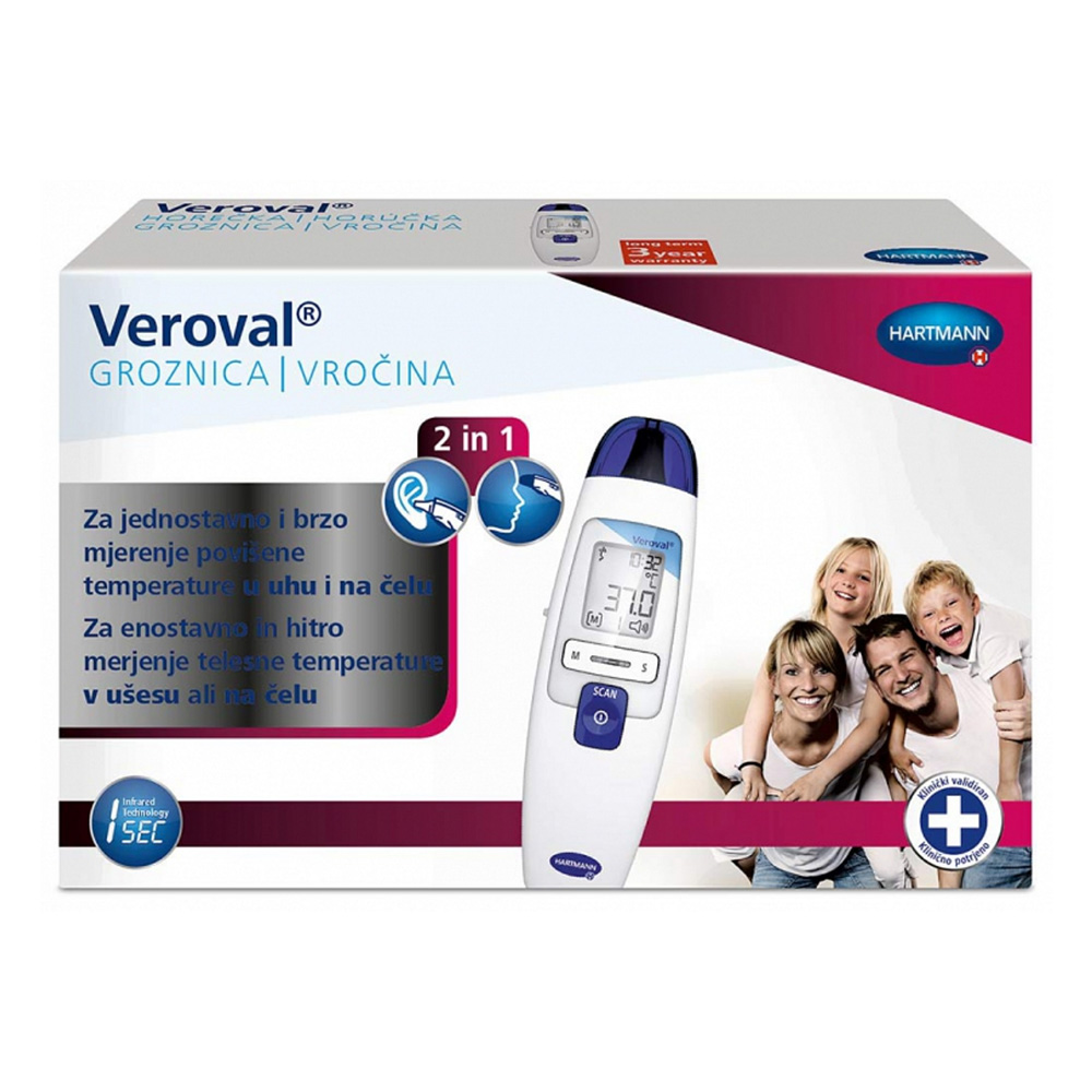 Veroval Duo Scan 2in1, termometer (1 komplet)