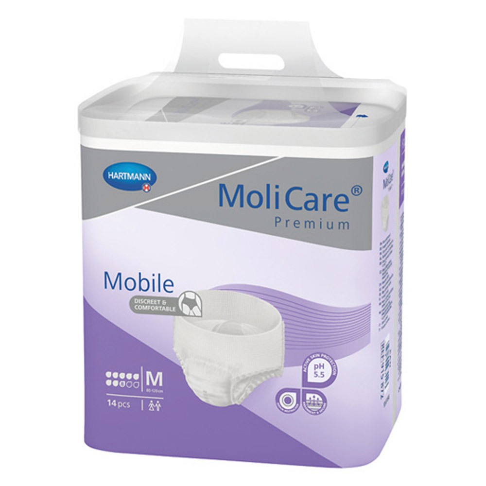 MoliCare Premium Mobile 8 kapljic, inkontinenčne hlačke - Extra Large (14 hlačk)