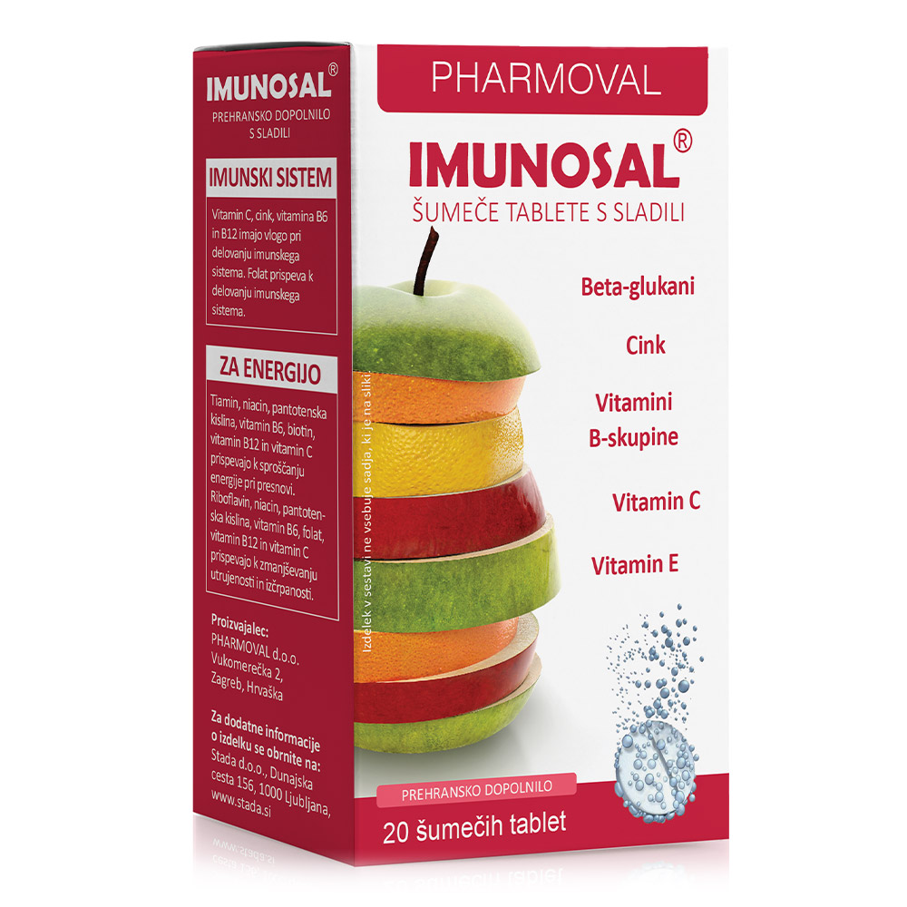 Imunosal Pharmoval, šumeče tablete (20 šumečih tablet)