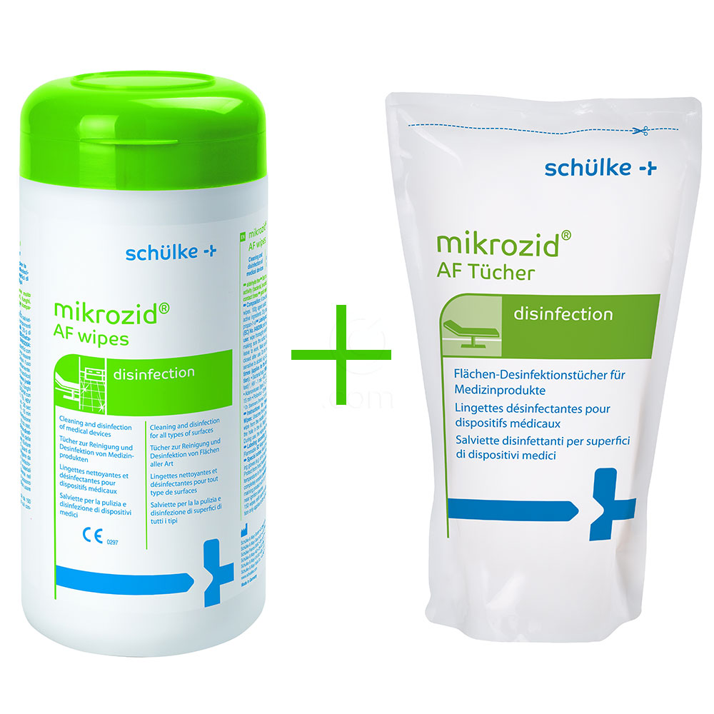 Mikrozid AF, robčki za dezinfekcijo - paket (2 x 150 robčkov)