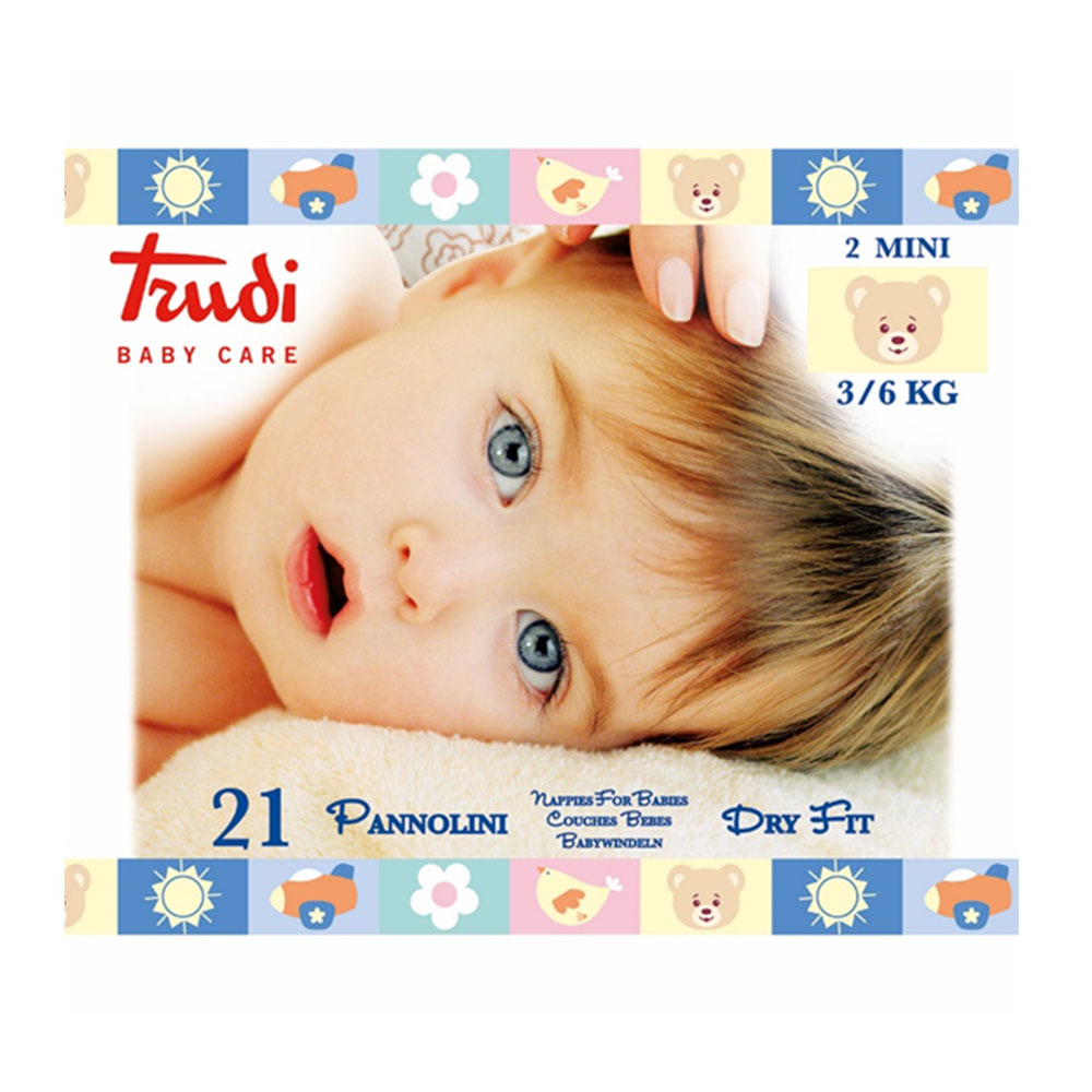 Trudi Baby Care Dry Fit Mini (3-6 kg), 21 plenic