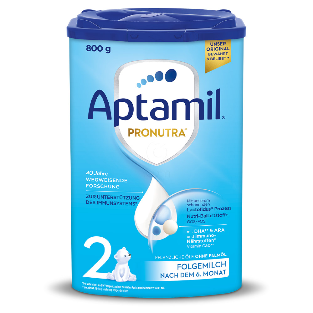 Aptamil 2 Pronutra, nadaljevalno mleko za dojenčke po 6. mesecu starosti (800 g)
