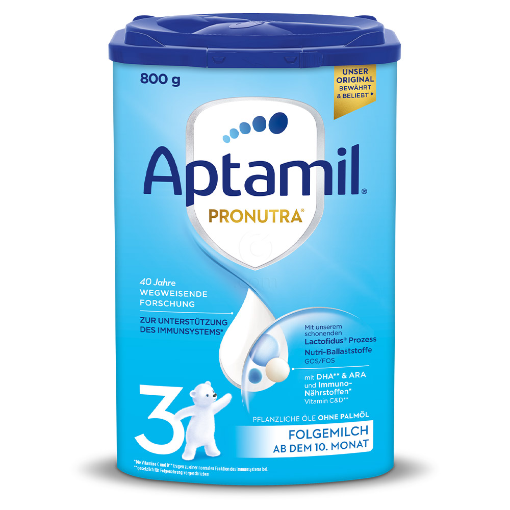 Aptamil 3 Pronutra, nadaljevalno mleko za dojenčke po 10. mesecu starosti (800 g)
