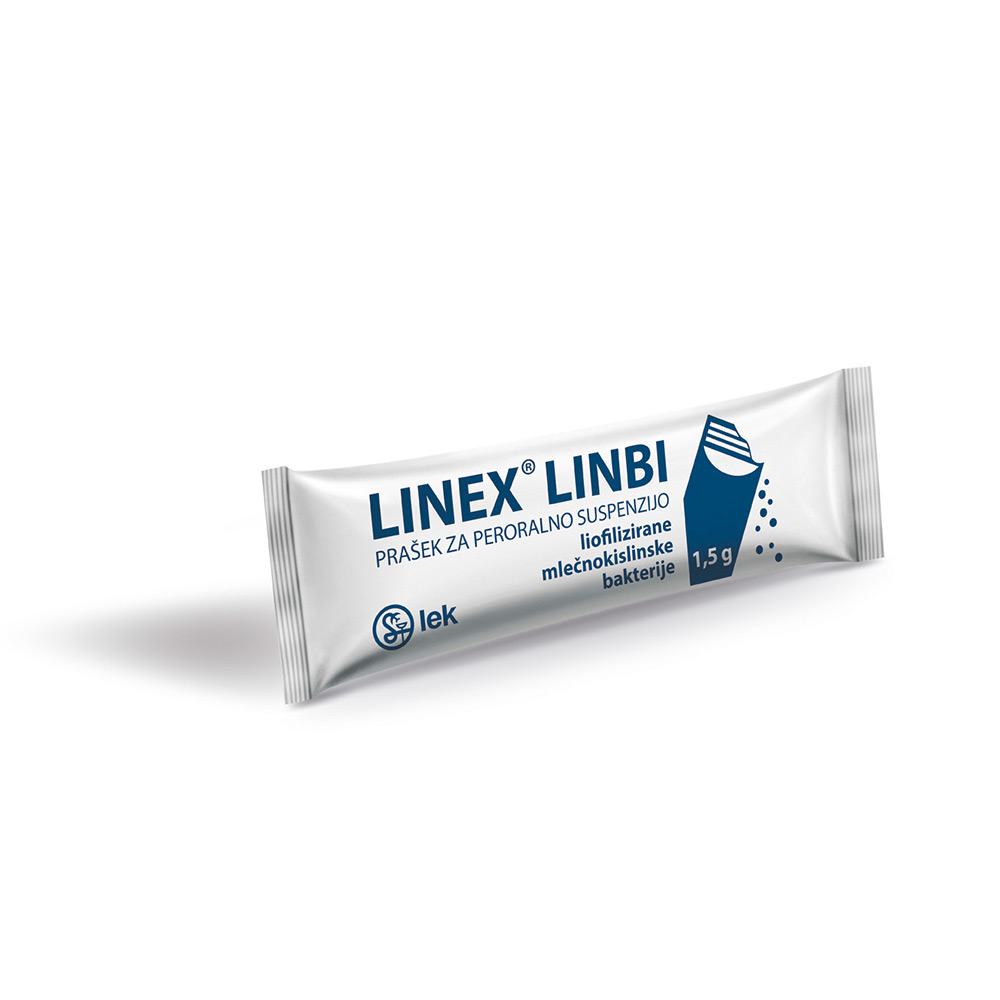 Linex Linbi, prašek za peroralno suspenzijo (10 vrečk)