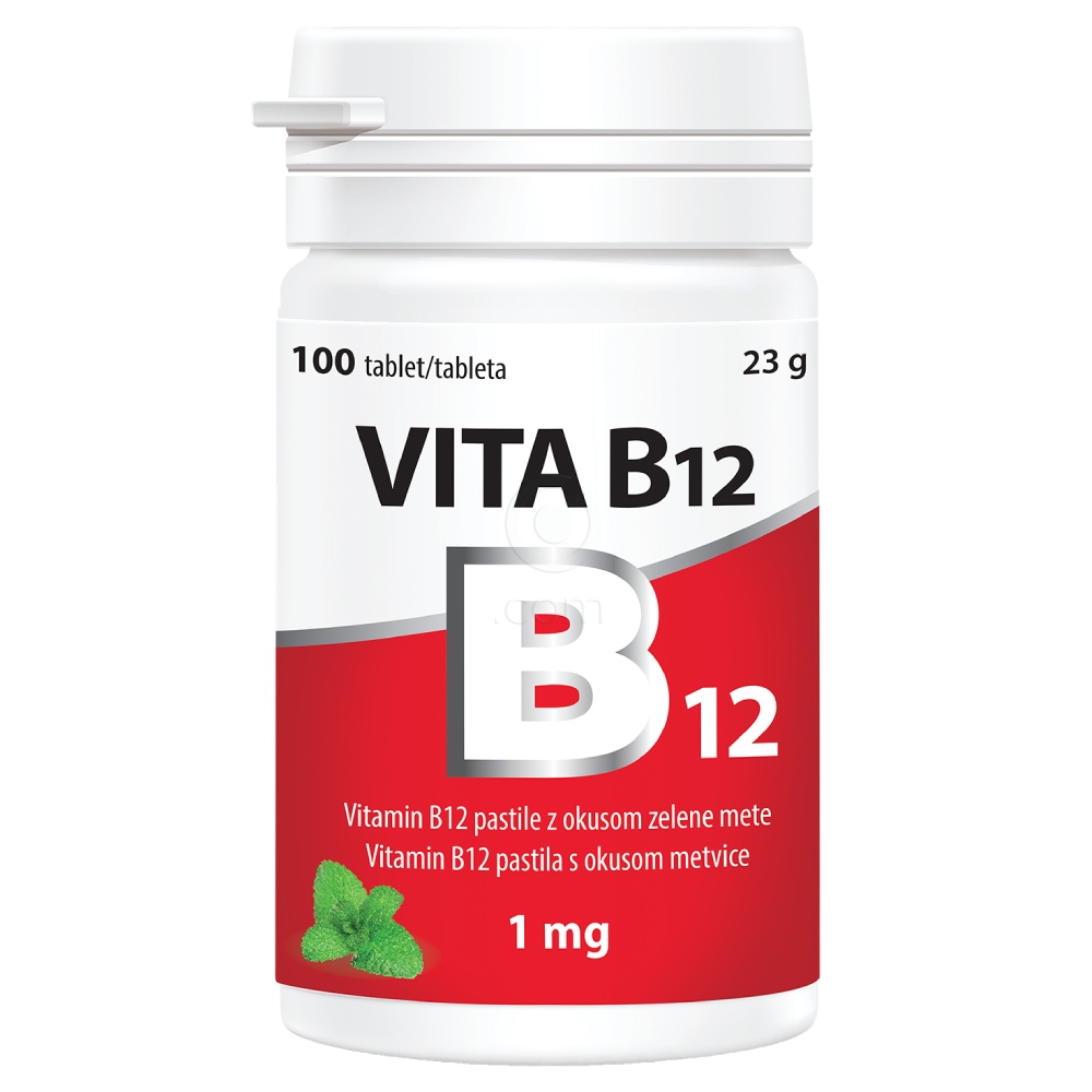 Vitamin B12 1000 μg Vitabalans, žvečljive tablete (100 tablet)
