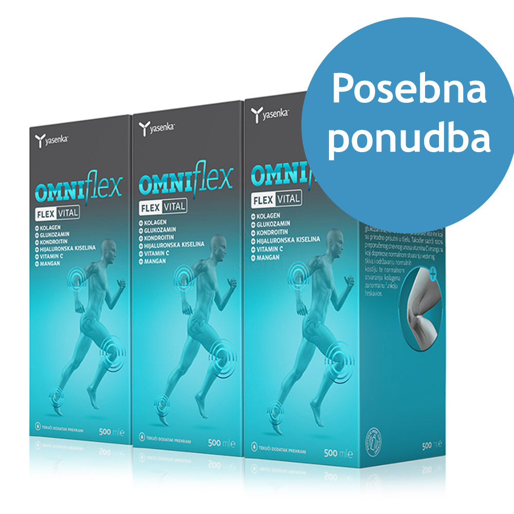 Yasenka OmniFlex Flexvital, tekočina - paket (3 x 500 ml)