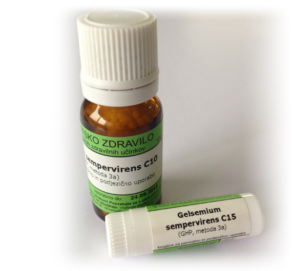 Gelsemium sempervirens, kroglice - 10 g (C200)