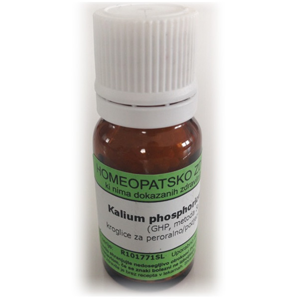 Kalium phosphoricum, kroglice - 10 g (C30)