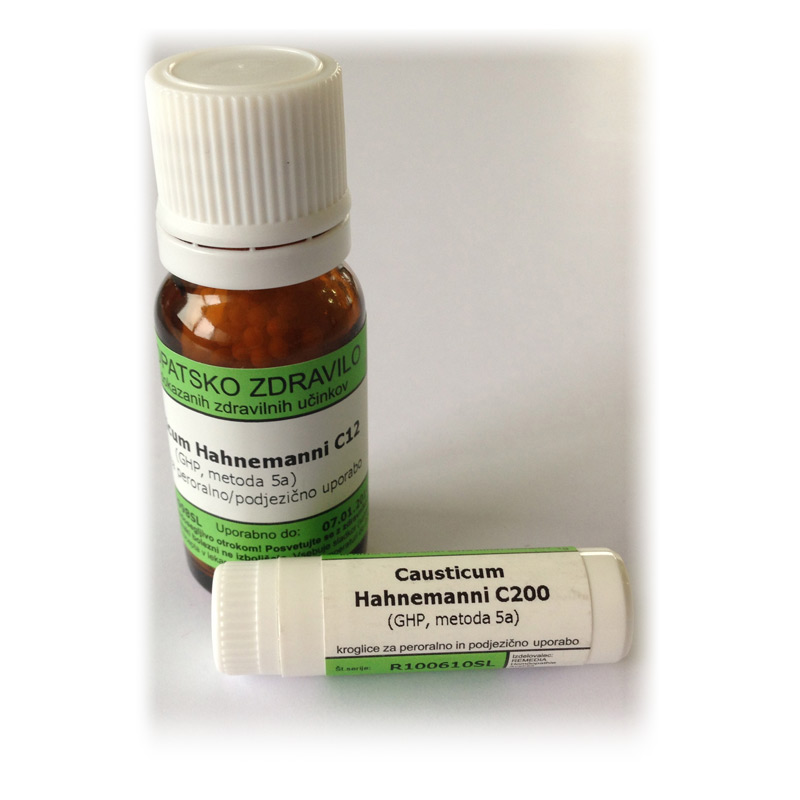 Causticum Hahnemanni, kroglice - 1 g (C200)