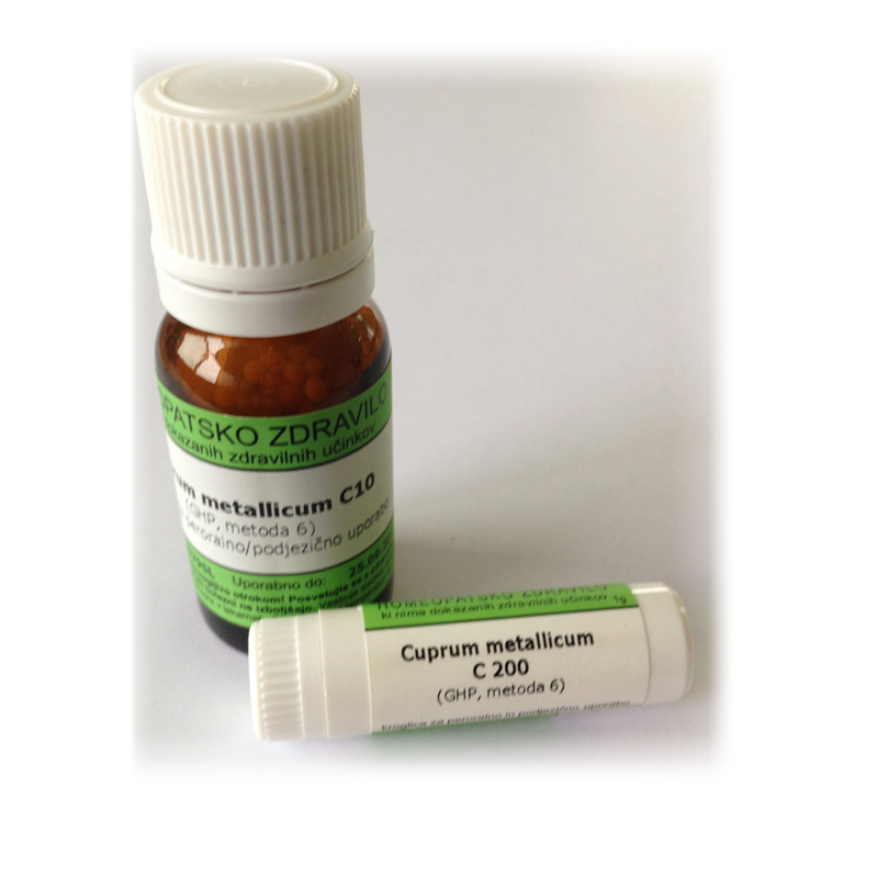 Cuprum metallicum, kroglice - 10 g (C15)