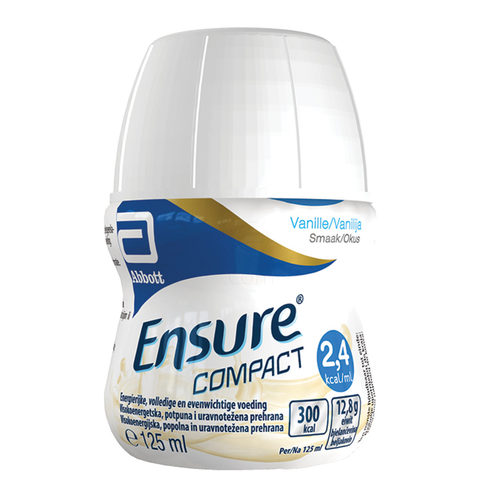 Ensure Compact, vanilija (4 x 125 ml)