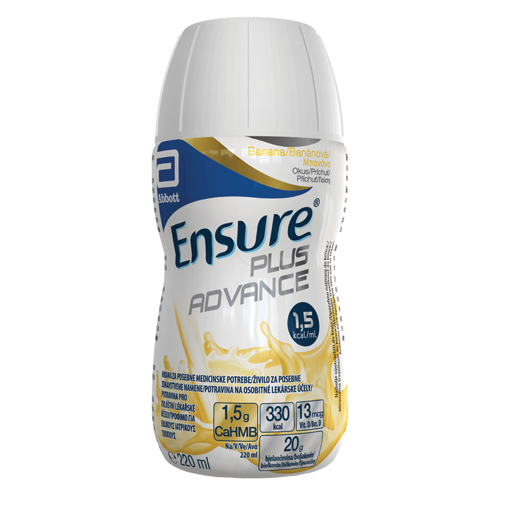 Ensure Plus Advance, banana - 4 x 220 ml