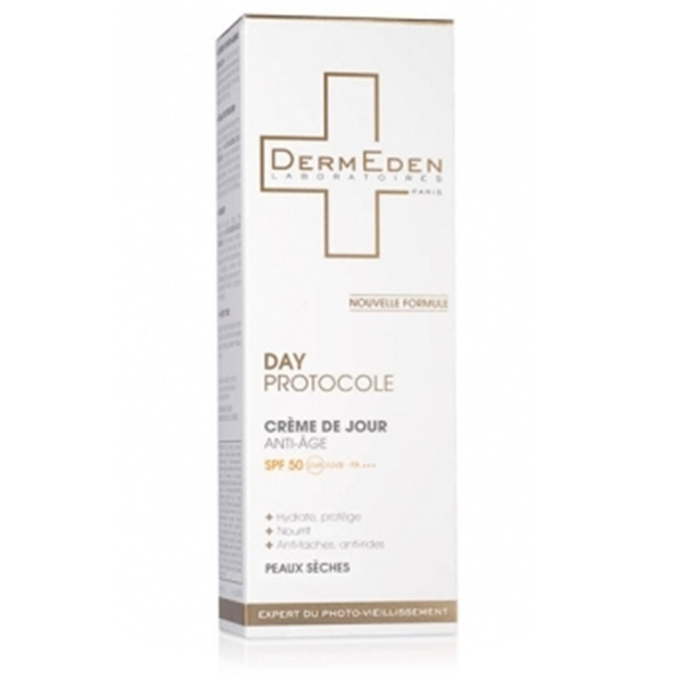DermEden anti-age, dnevna krema za suho kožo - ZF 50+ (50 ml)