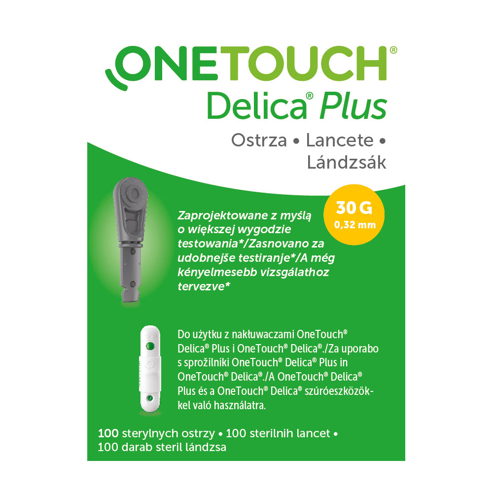 OneTouch Delica Plus, lancete (100 lancet)