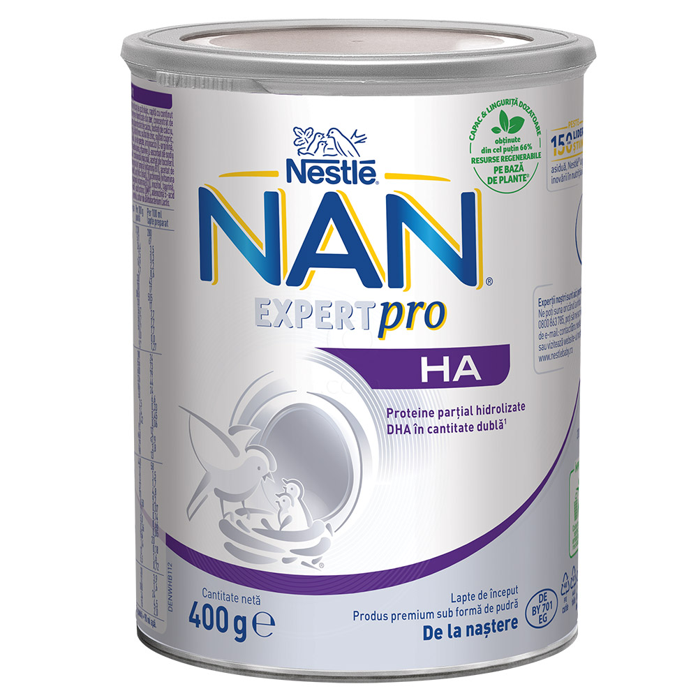 NAN ExpertPro HA, začetno mleko za dojenčke od rojstva dalje (400 g)