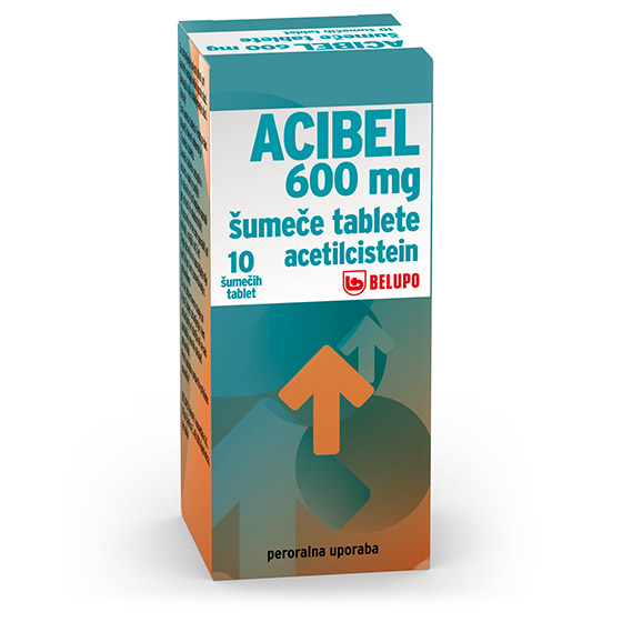 Acibel 600 mg, šumeče tablete (10 tablet)