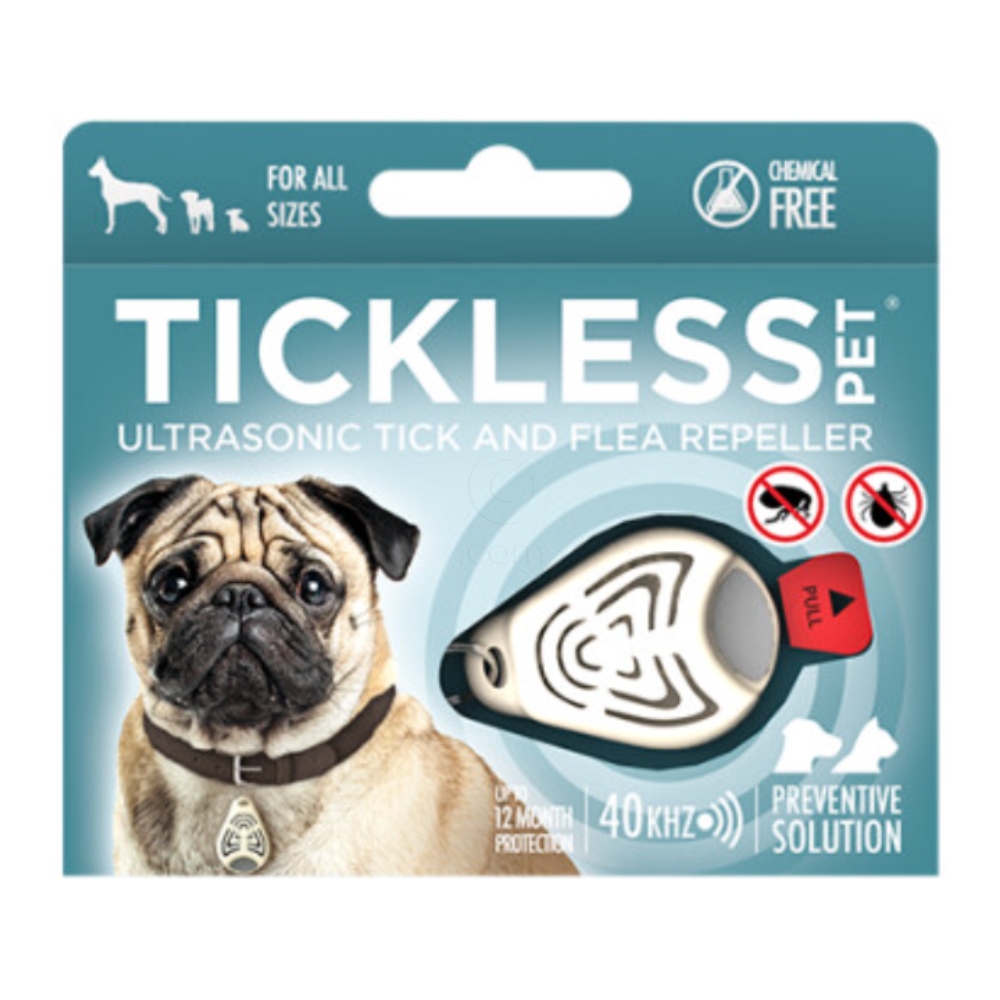 Tickless Pet, ultrazvočni odganjalec klopov in bolh za mačke in pse (bež)