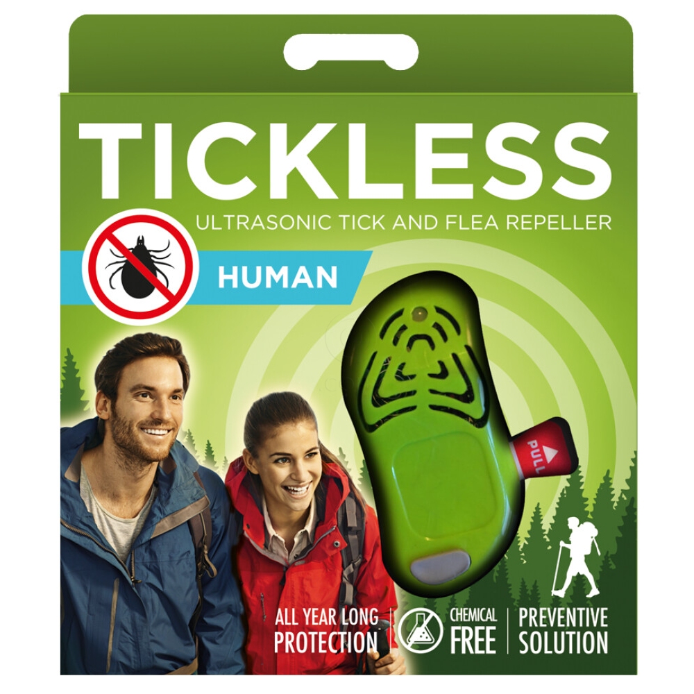 Tickless Human, ultrazvočni odganjalec klopov za ljudi (zelen)