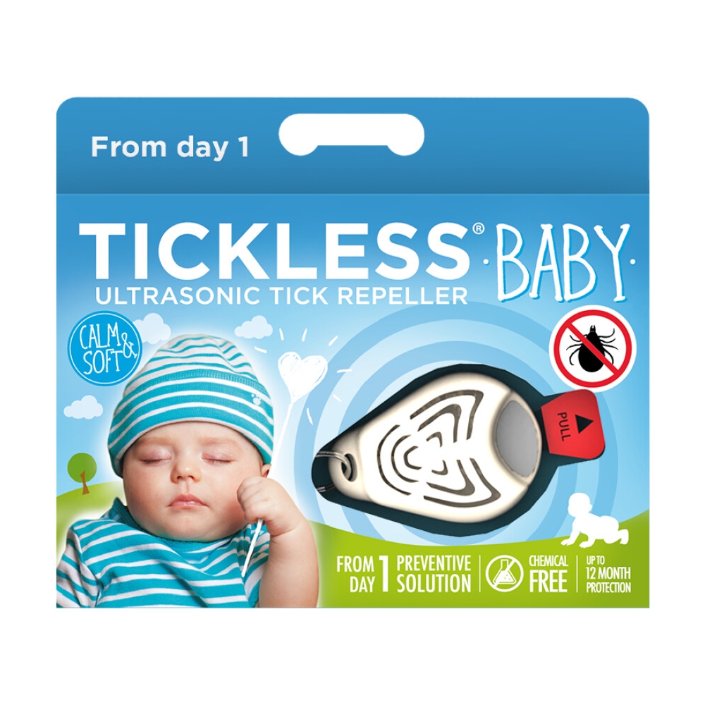 Tickless Baby & Kid, ultrazvočni odganjalec klopov za dojenčke in otroke (bež)
