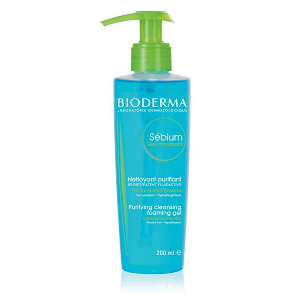 Bioderma Sebium, peneči gel za čiščenje kože (200 ml)
