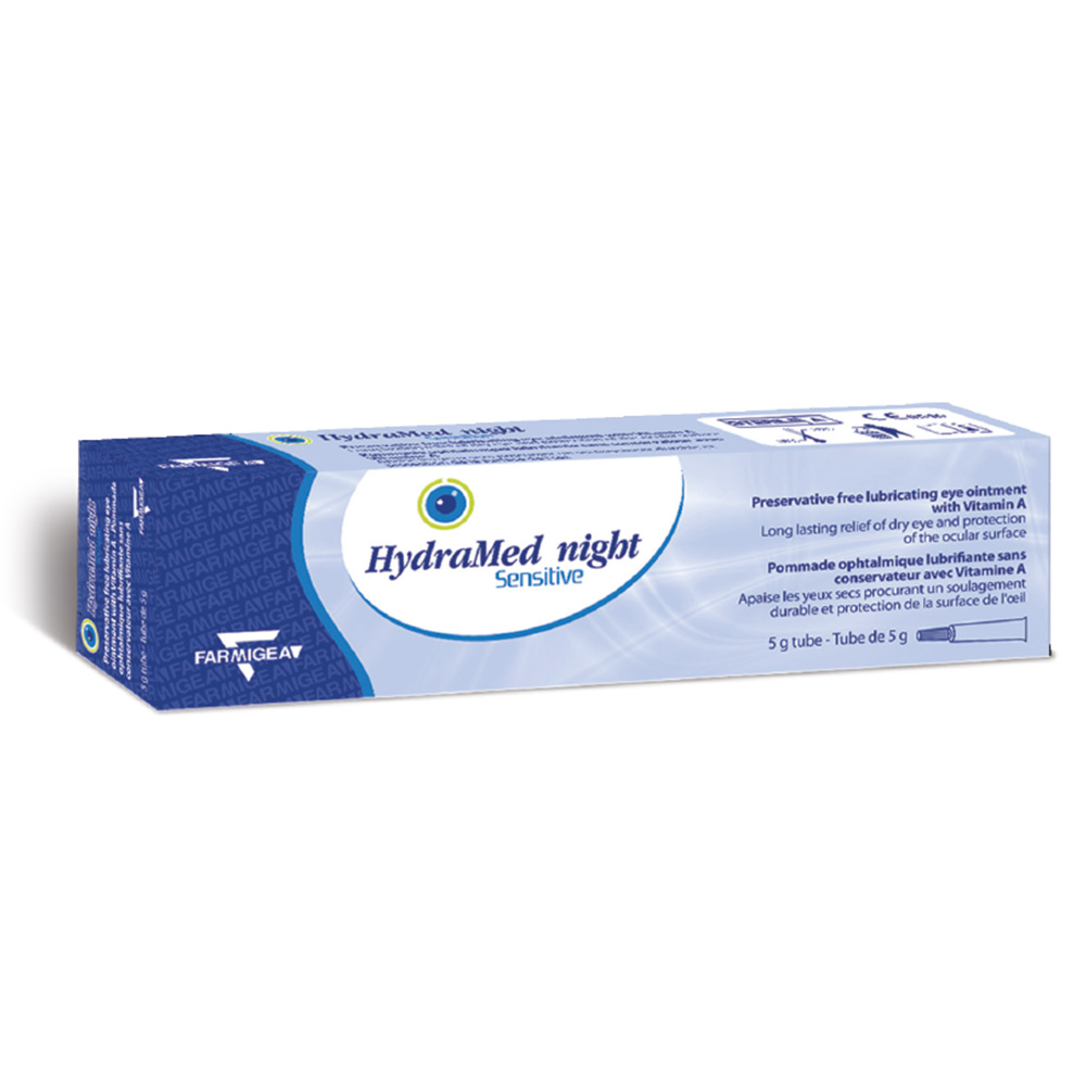 Hydramed Night Sensitive, mazilo za oči (5 g)