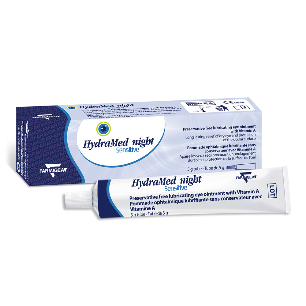 Hydramed Night Sensitive, mazilo za oči (5 g