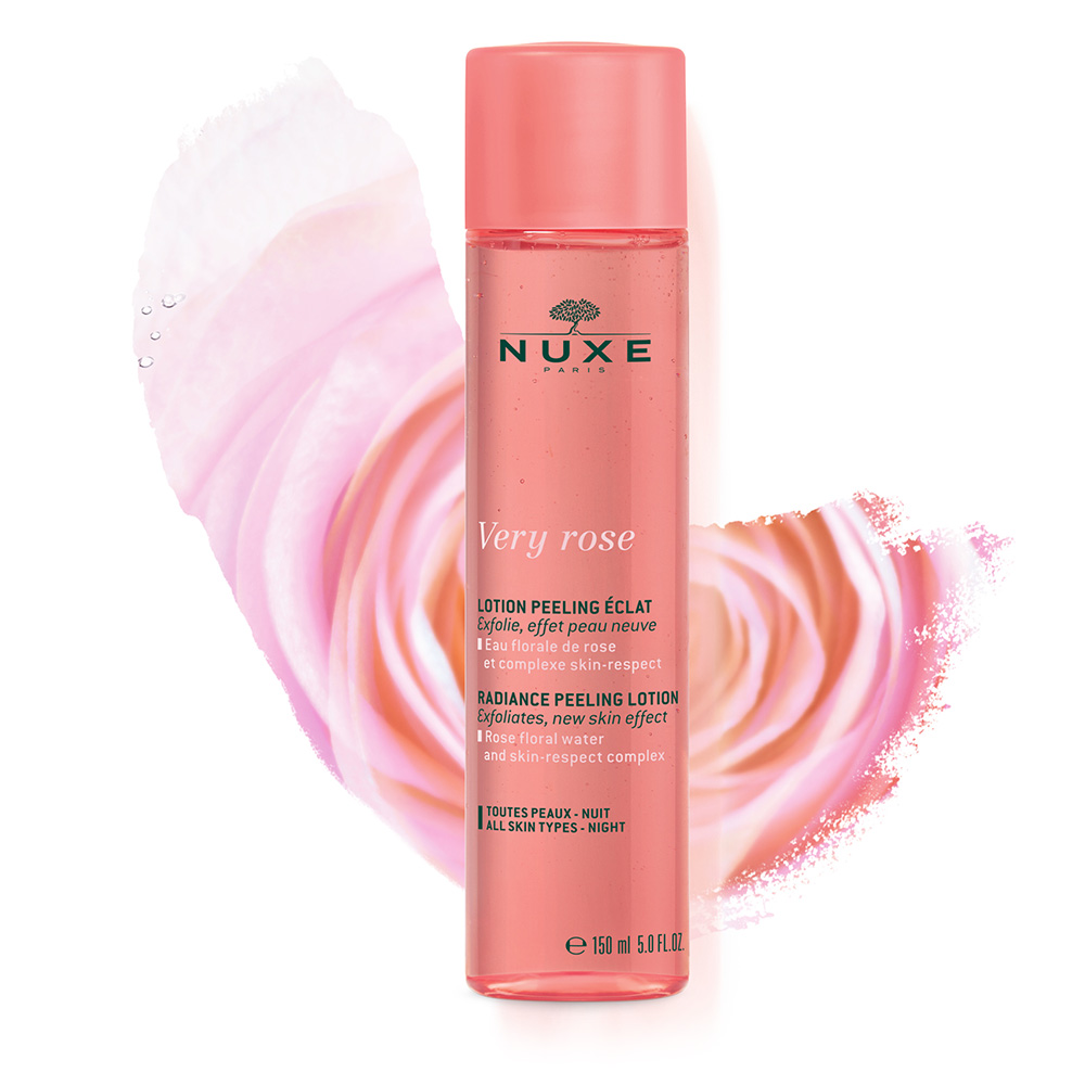 Nuxe Very Rose, piling losjon za sijočo kožo (150 ml)