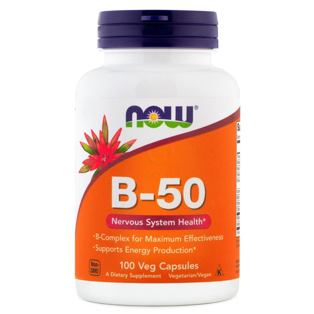 NOW B-50 Kompleks, kapsule (100 kapsul)