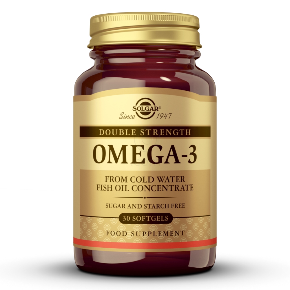 Solgar Omega-3 Double Strength, kapsule (30 kapsul)