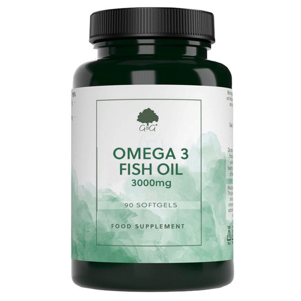G&G Vitamin Omega 3 Ribje Olje 3000 mg, kapsule (90 kapsul)