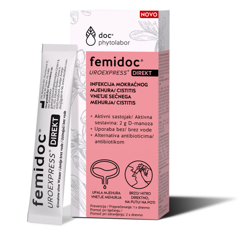 Femidoc Uro Express Direkt, vrečke (10 x 2 g)