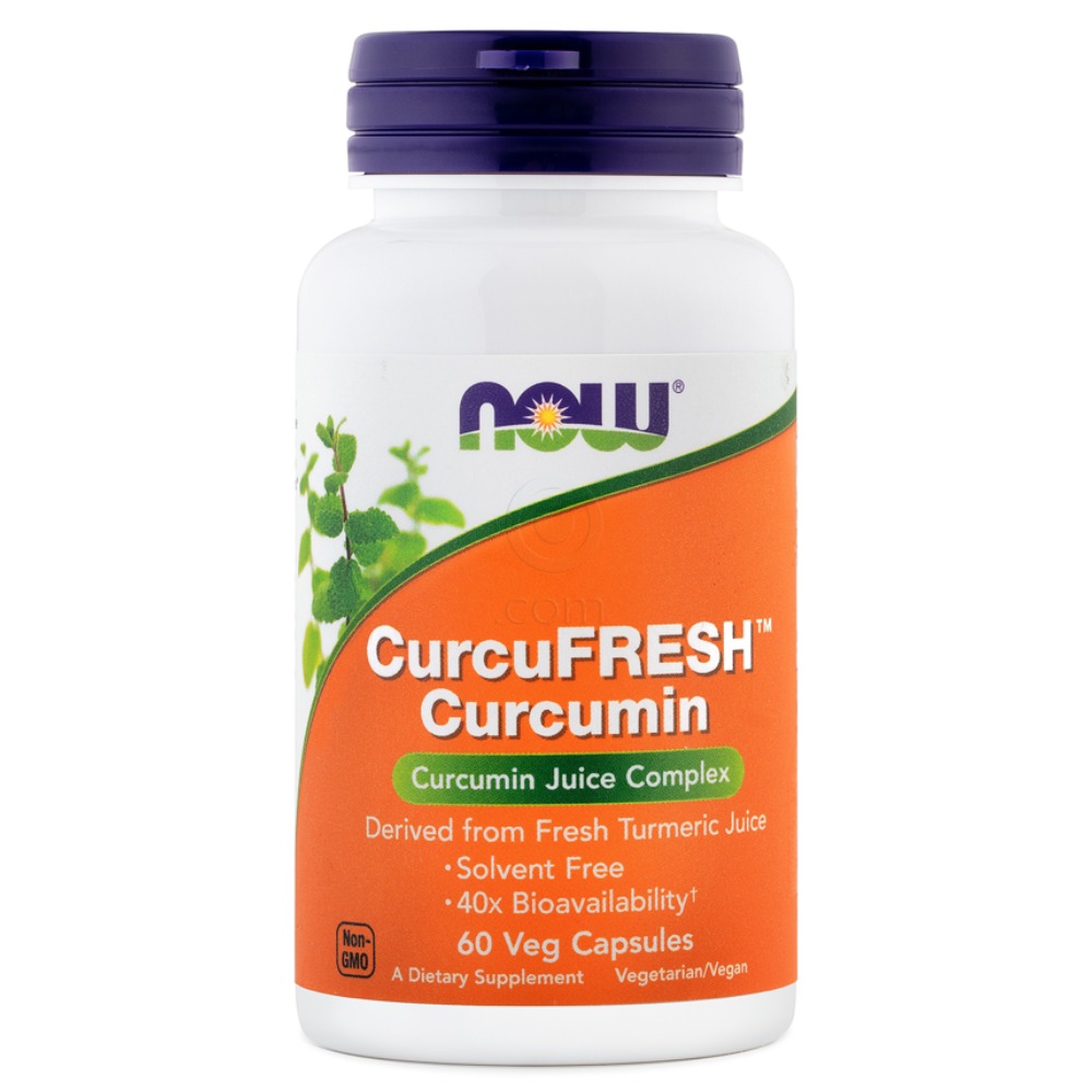 NOW CurcuFresh Kurkumin 500 mg, kapsule (60 kapsul)