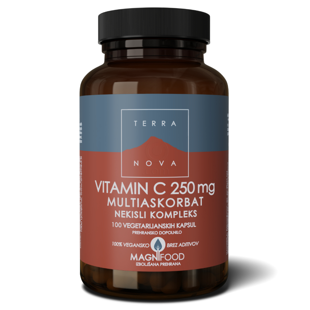 Terranova Vitamin C 250 mg, kapsule (100 kapsul)