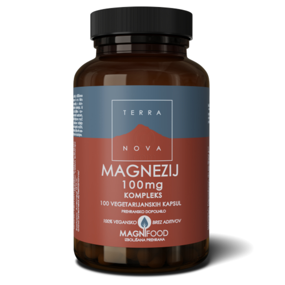 Magnezij 100 mg Terranova, 100 kapsul