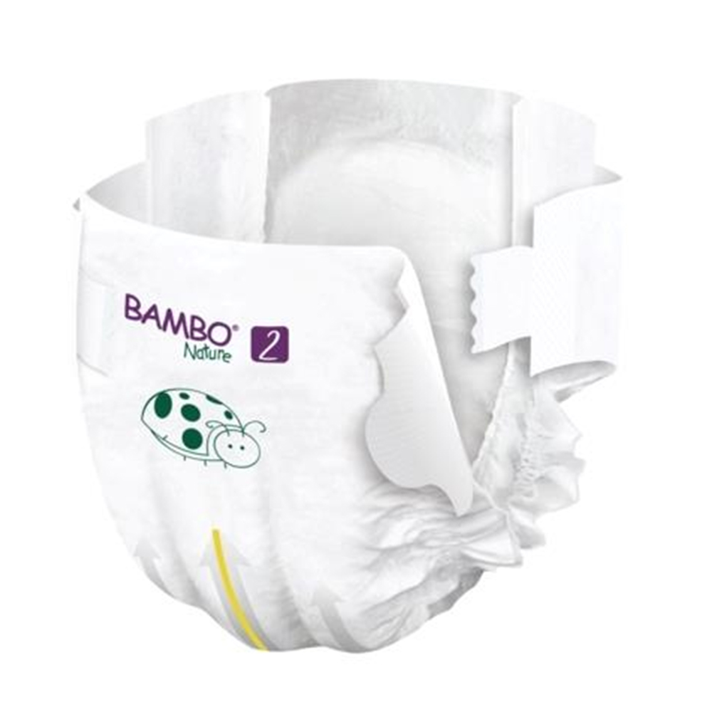 Bambo Nature 2 Mini, otroška plenička 3-6 kg (30 plenic)